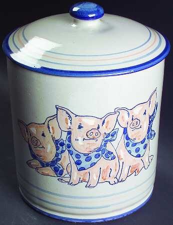 Precious Pigs Extra Large Canister & Lid