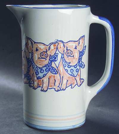 Precious Pigs 32 Oz Pitcher