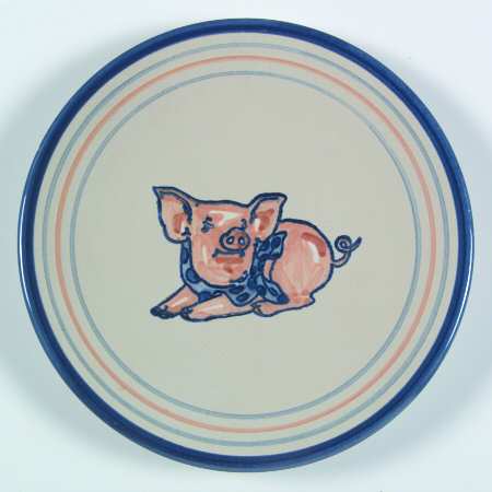 Precious Pigs Salad Plate