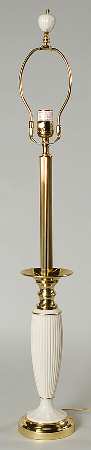 Fluted Collection 32" Electric Lamp No Shade