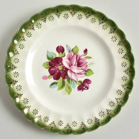 Bouquet Jade Bread & Butter Plate