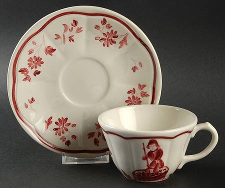 LON6 Flat Cup & Saucer Set