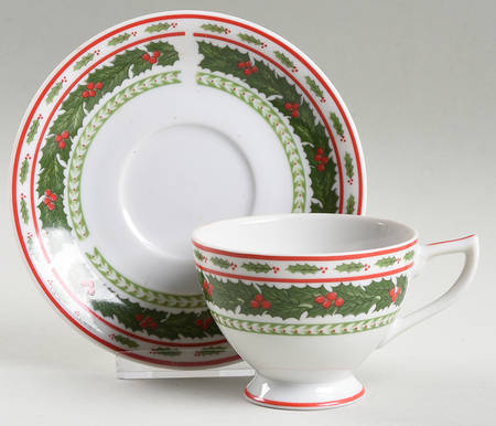 LEF120 Footed Cup & Saucer Set