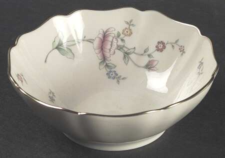 Floral Garden Collection Scalloped Bowl