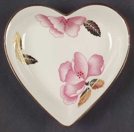 Royal Blossom Collection Heart Shaped Dish
