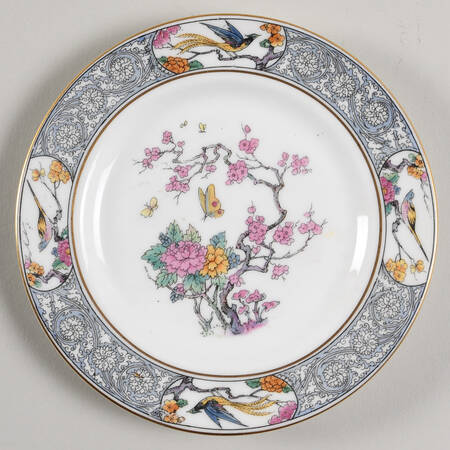 Ming-Birds (White) Small Bread & Butter Plate