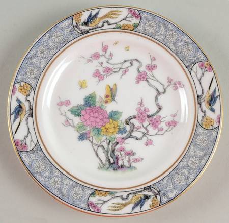 Ming-Birds (White) Bread & Butter Plate