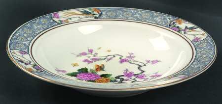 Ming-Birds (White) Rim Cereal Bowl
