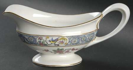 Ming-Birds (White) Gravy Boat