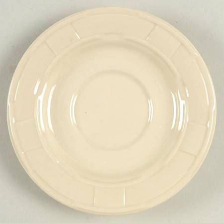 Woven Traditions Ivory Saucer
