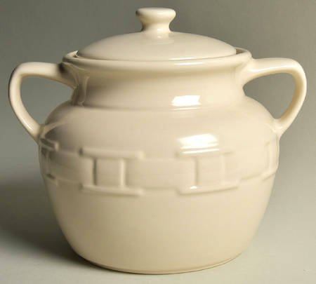 Woven Traditions Ivory Cookie Jar & Lid by Longaberger