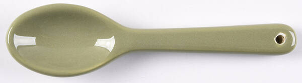Woven Traditions Ivory Relish Spoon for Relish Jar & Lid