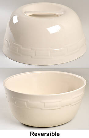 Woven Traditions Ivory 10" Bowl for 8-in-1 Entertainer Set