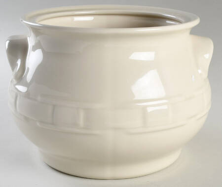 Woven Traditions Ivory Tureen No Lid