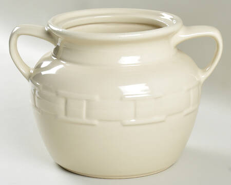 Woven Traditions Ivory Cookie Jar No Lid by Longaberger