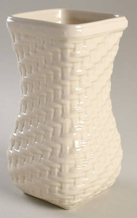 Woven Traditions Ivory 8" Vase by Longaberger