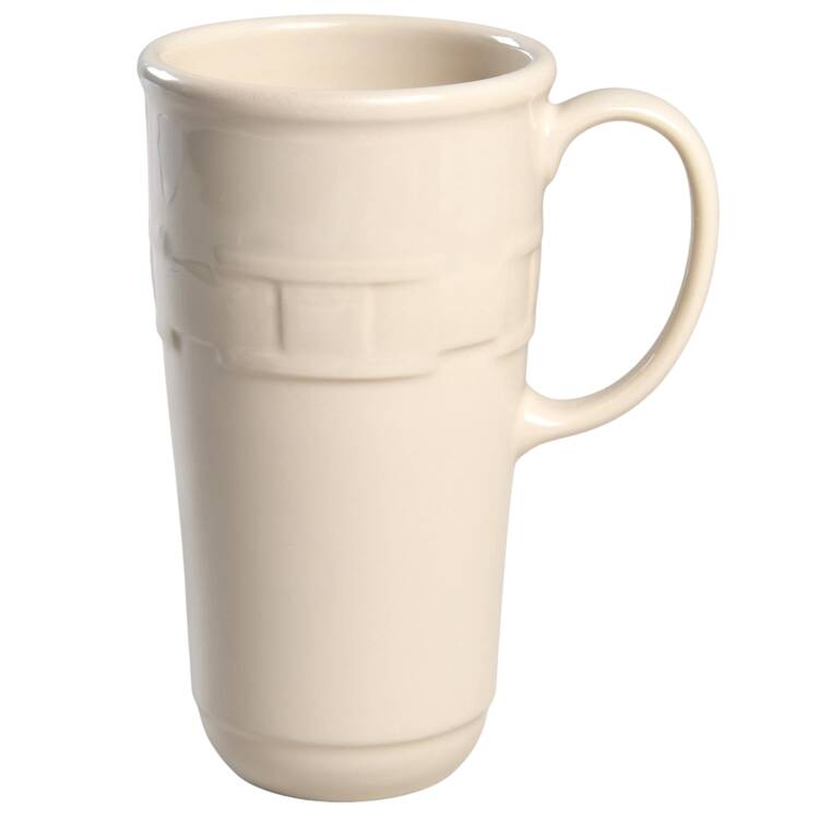 Woven Traditions Ivory Travel Mug No Plastic Lid