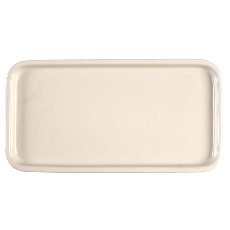 Woven Traditions Ivory Lid for 8" Rectangular Baker
