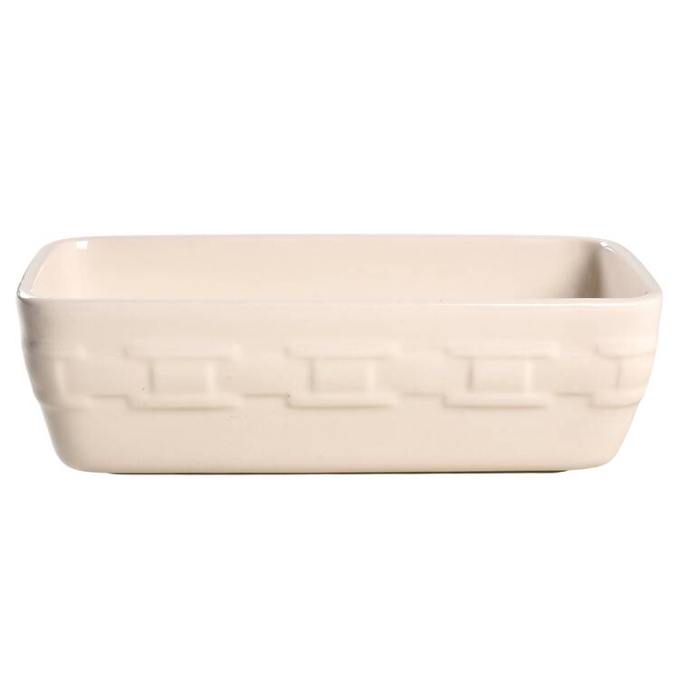 Woven Traditions Ivory 8" Rectangular Baker by Longaberger