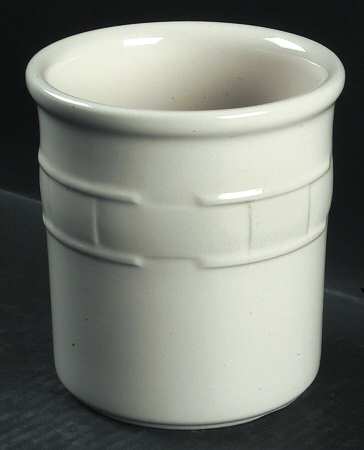 Woven Traditions Ivory 5" Utensil Holder by Longaberger