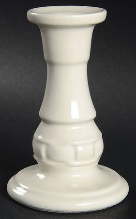 Woven Traditions Ivory 5" Candlestick