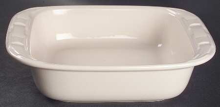 Woven Traditions Ivory 11" Square Baker by Longaberger