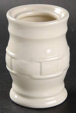 Woven Traditions Ivory 3" Storage Jar No Lid
