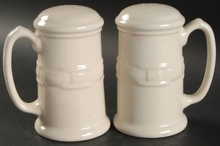 Woven Traditions Ivory Stove Top Salt & Pepper Set by Longaberger
