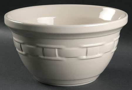 Woven Traditions Ivory 10" Mixing Bowl