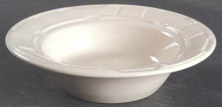 Woven Traditions Ivory Rim Fruit/Dessert (Sauce) Bowl
