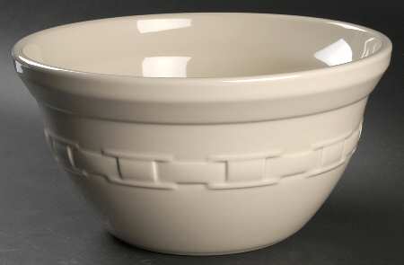 Woven Traditions Ivory 11" Mixing Bowl