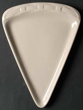 Woven Traditions Ivory Pizza Slice Plate by Longaberger