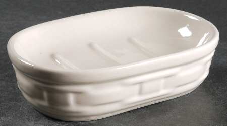 Woven Traditions Ivory Soap Dish
