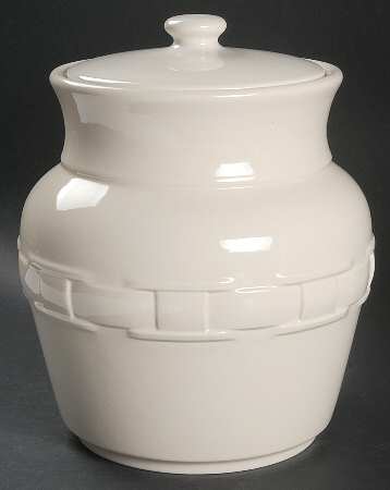 Woven Traditions Ivory Extra Large Canister & Lid by Longaberger