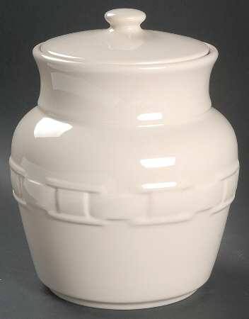 Woven Traditions Ivory Large Canister & Lid by Longaberger