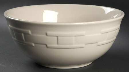 Woven Traditions Ivory 11" Round Serving Bowl