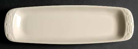 Woven Traditions Ivory Olive Dish