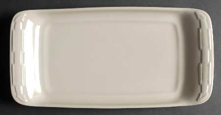 Woven Traditions Ivory Appetizer Tray/Plate