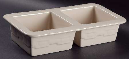 Woven Traditions Ivory Cake for 2 by Longaberger