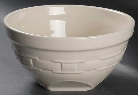 Woven Traditions Ivory 9" Mixing Bowl by Longaberger