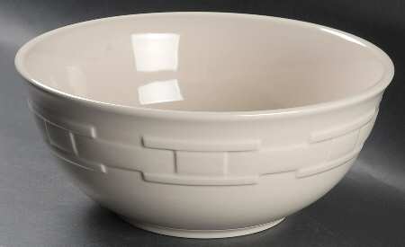 Woven Traditions Ivory 11" Round Serving Bowl