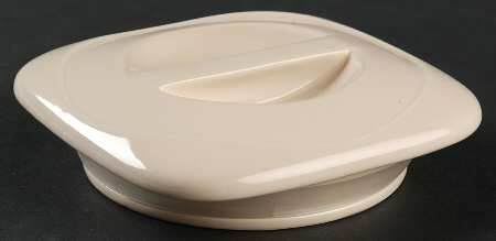 Woven Traditions Ivory Lid for Medium Square Canister