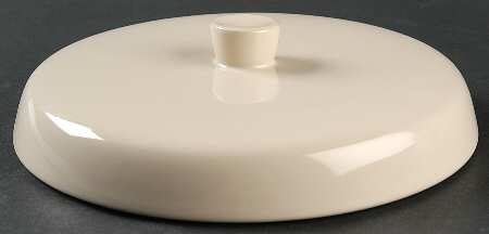 Woven Traditions Ivory Lid for 2 Qt Round Covered Casserole