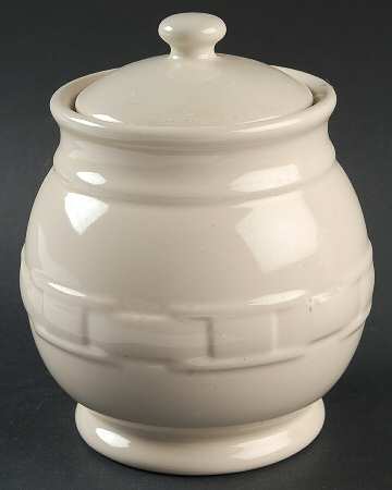 Woven Traditions Ivory Small Canister & Lid by Longaberger
