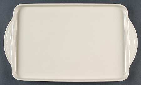 Woven Traditions Ivory 16" Rectangular Tray/Baker Lid (for RB16LT)