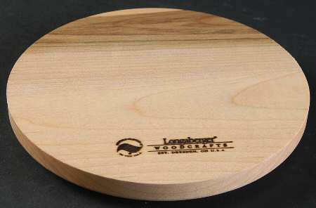 Woven Traditions Ivory Rd Wood Cutting Board for Cheese & Cracker Tray