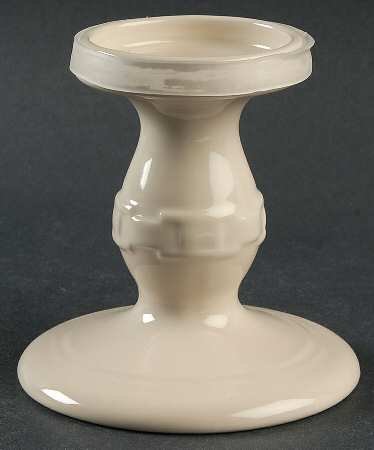 Woven Traditions Ivory Ceramic Base for Glassware Trifle Bowl & Plast Lid