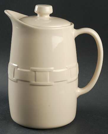 Woven Traditions Ivory Carafe & Lid