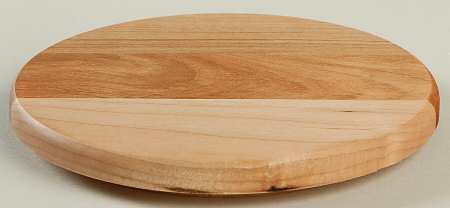 Woven Traditions Ivory Wood Lid for Kitchen Crock