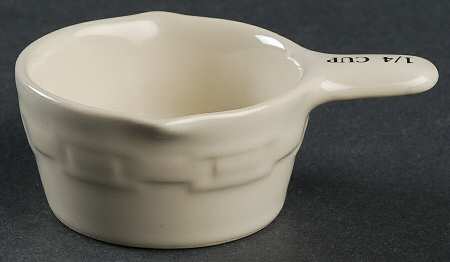 Woven Traditions Ivory 1/4 Cup Measuring Cup